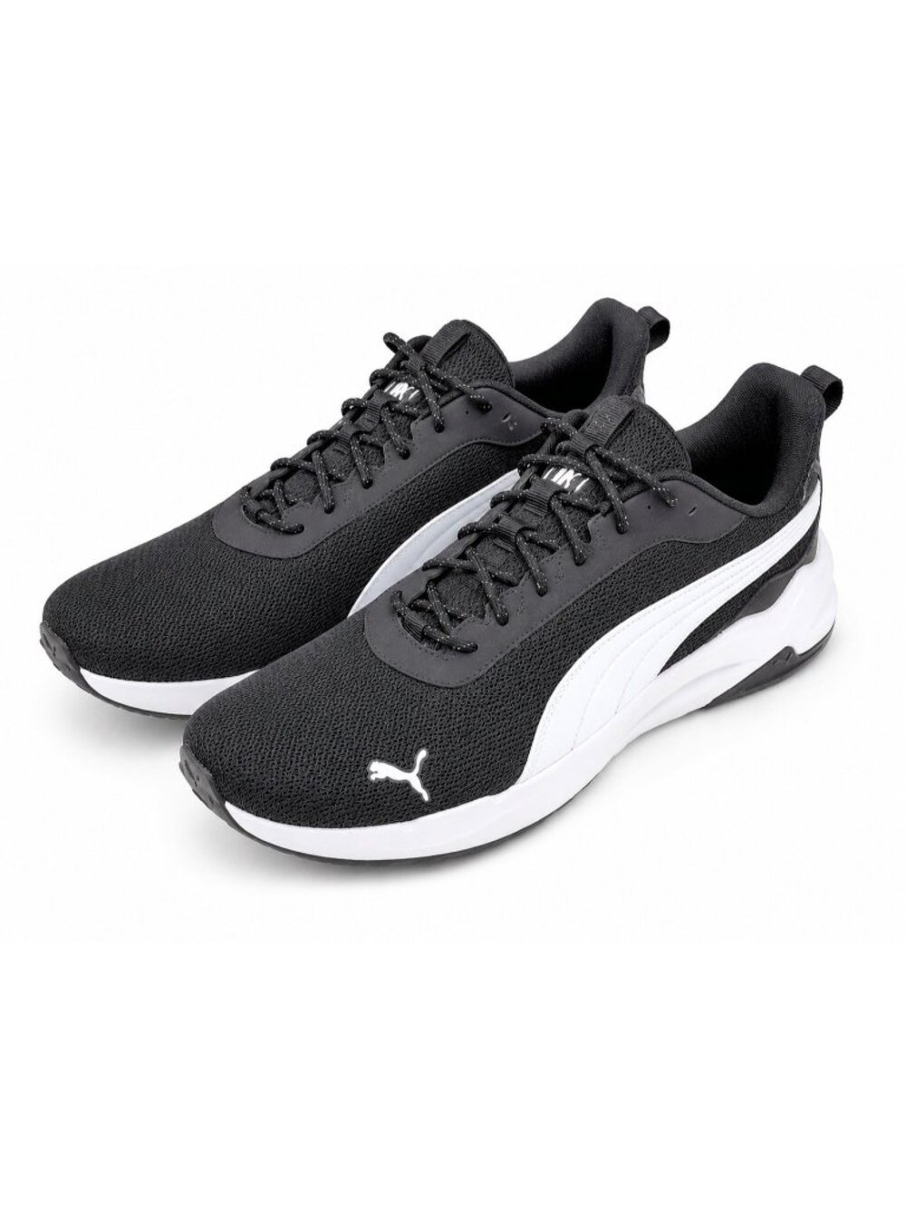 PUMA Men’s Size 13 Black White Running Shoes Athletic Sneakers Walking Gym CLEAN